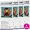 Multipack of 4 - Wonderart Latch Hook Kit 12"X12"-Hoot Hoot